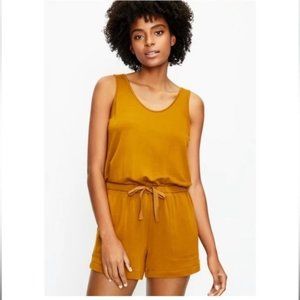 NWT Lou & Grey signature soft blend drawstring romper